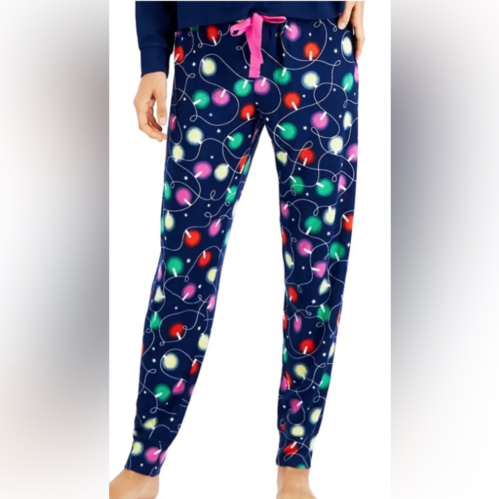 Colorful String Light Pajama Pants